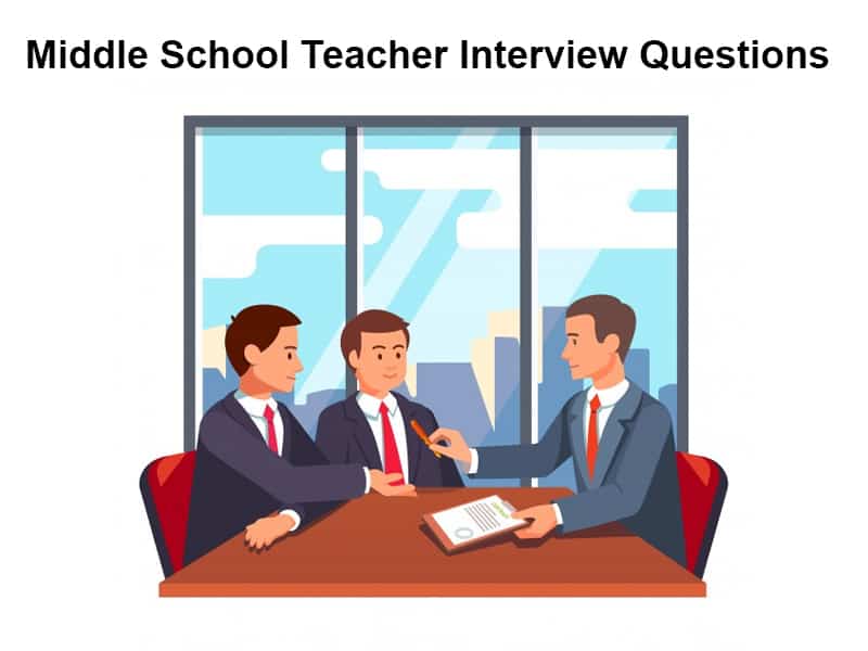 Middle School Teacher Interview Questions