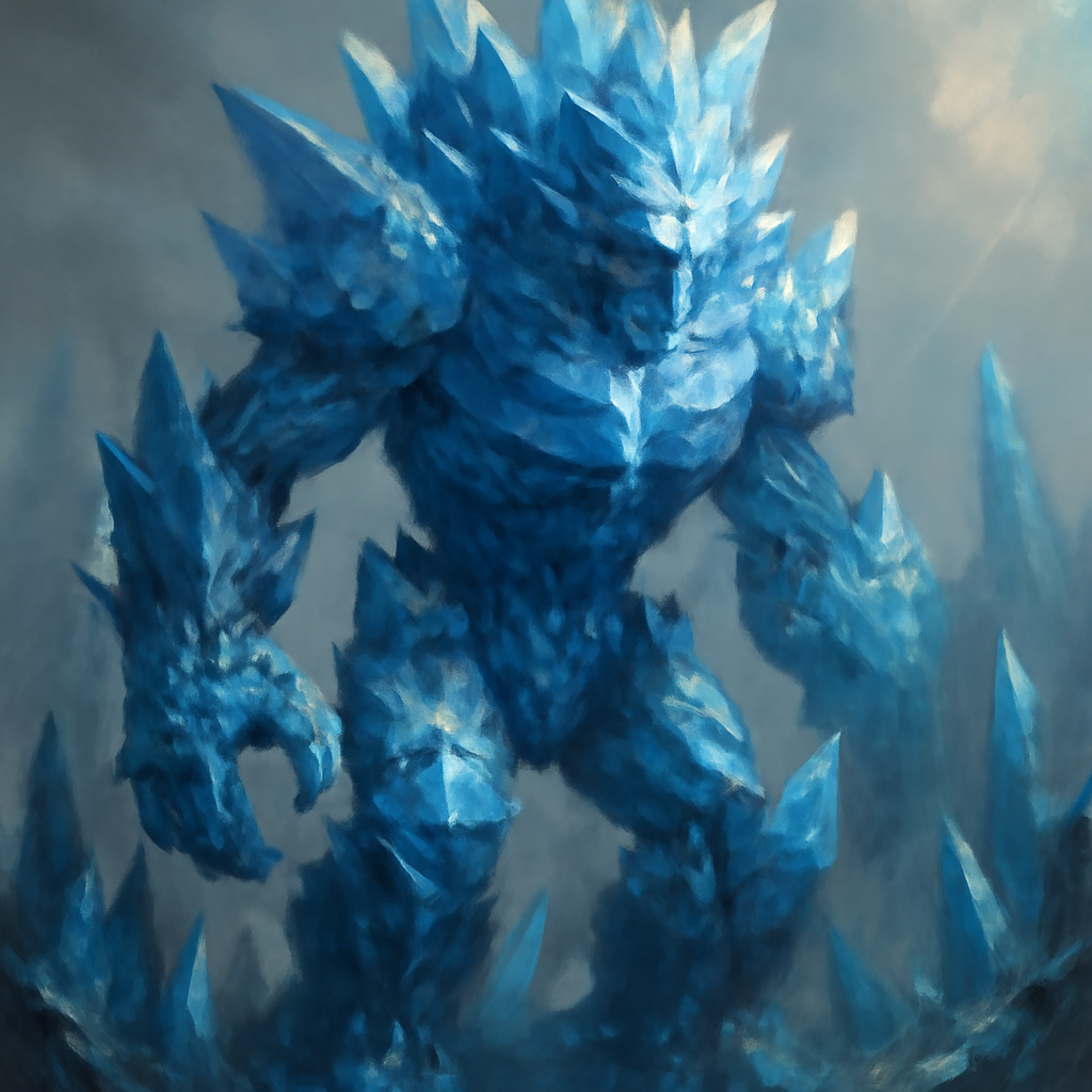 Crystalline illustration