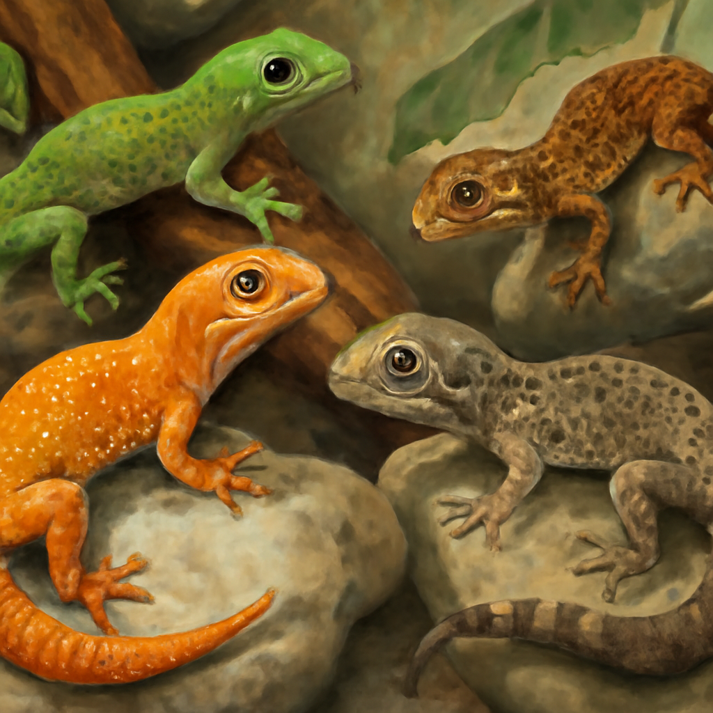 Geckos illustration