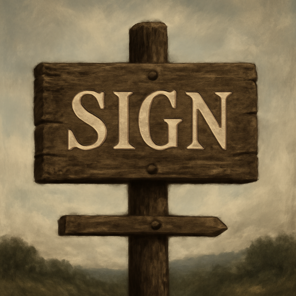 Sign illustration