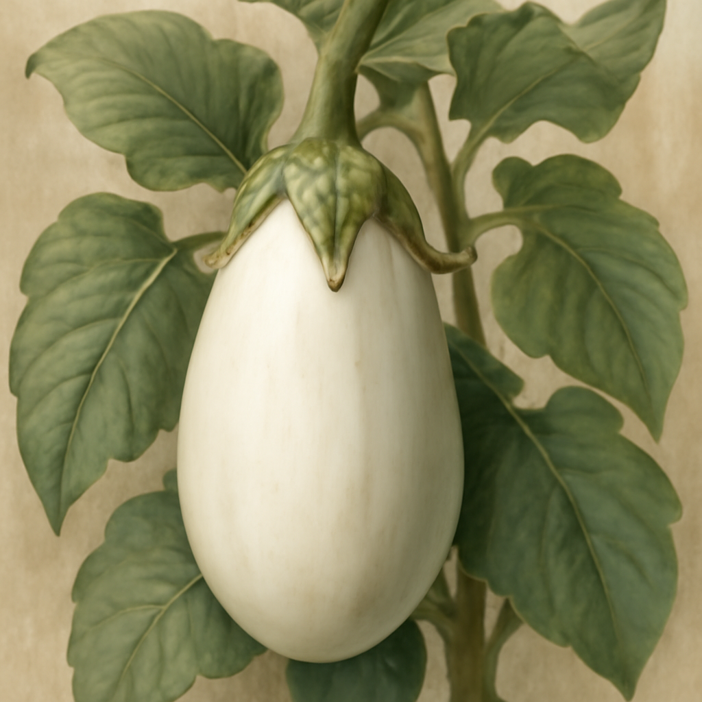 White Eggplant illustration