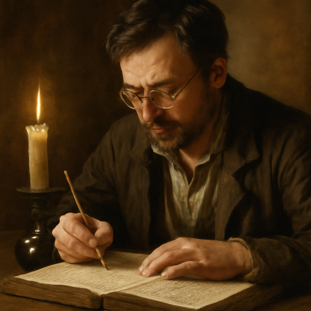 Transcriber illustration