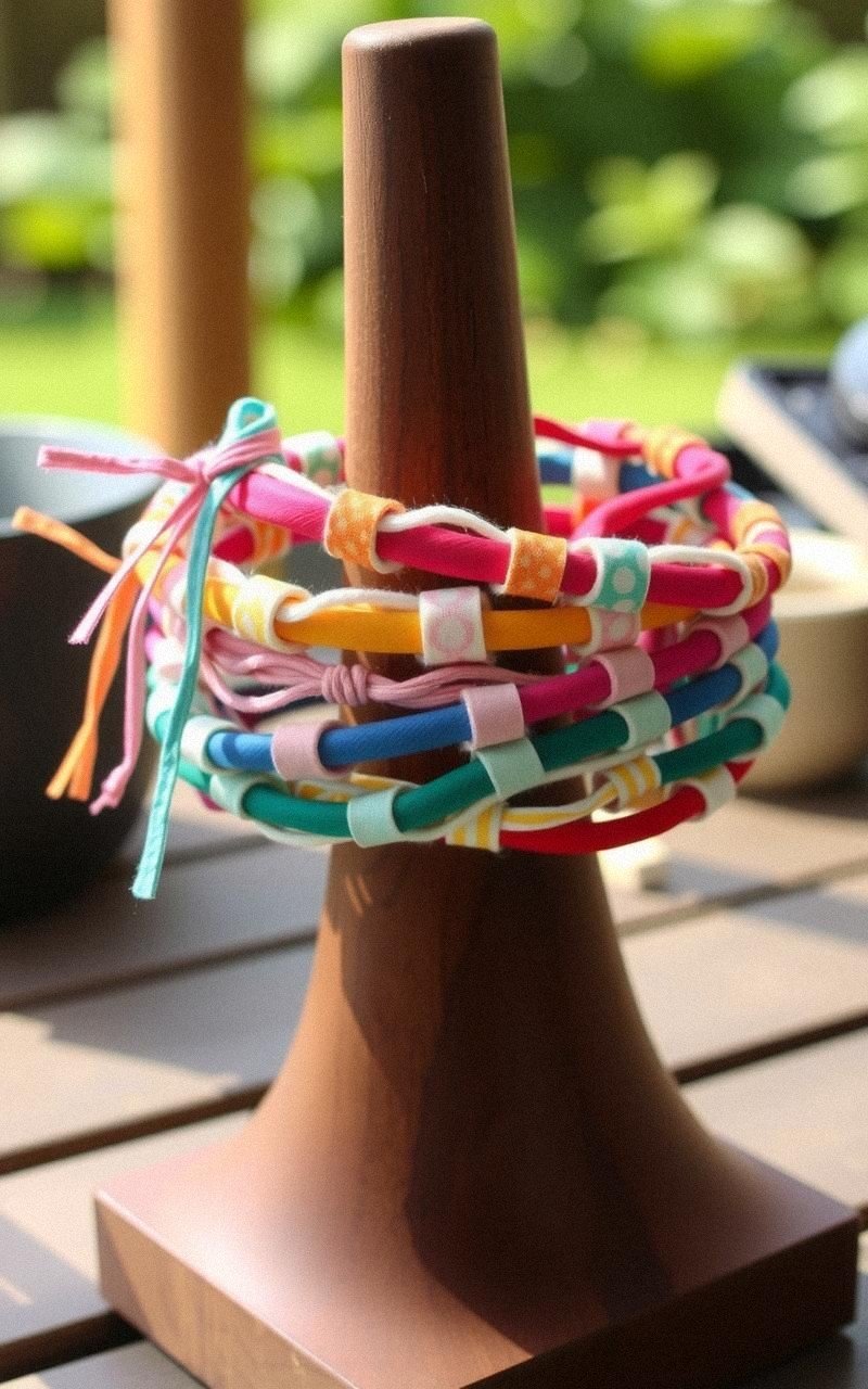Fabric Scrap Wristbands for Everyday Style
