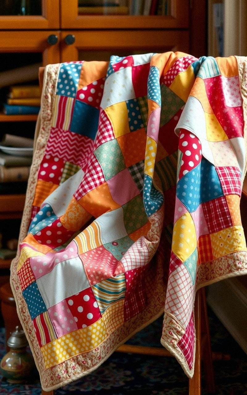 Patchwork Quilts Full of Color and Texture