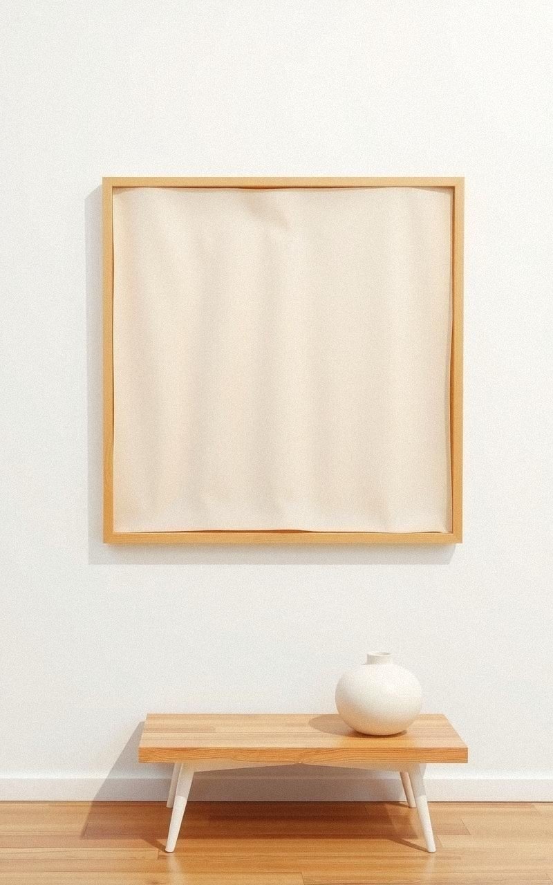 Make a Minimalist Fabric Frame for Modern Aesthetics