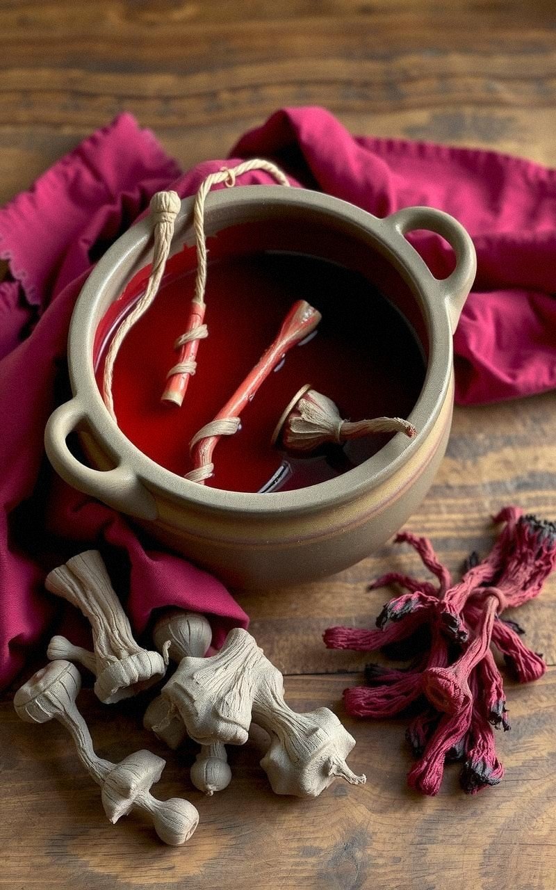 Creating Rich Reds With Madder Root Dye