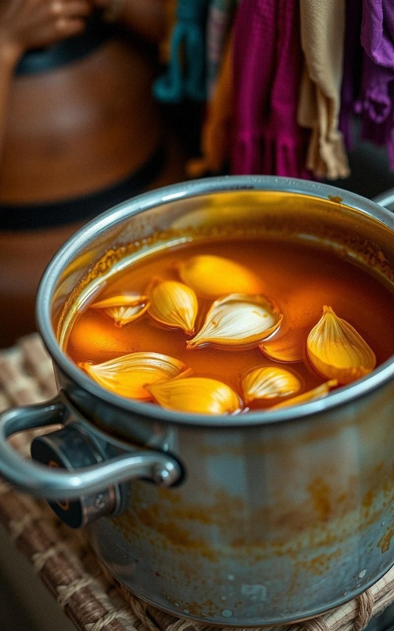 Extracting Color From Onion Skins For Warm Hues