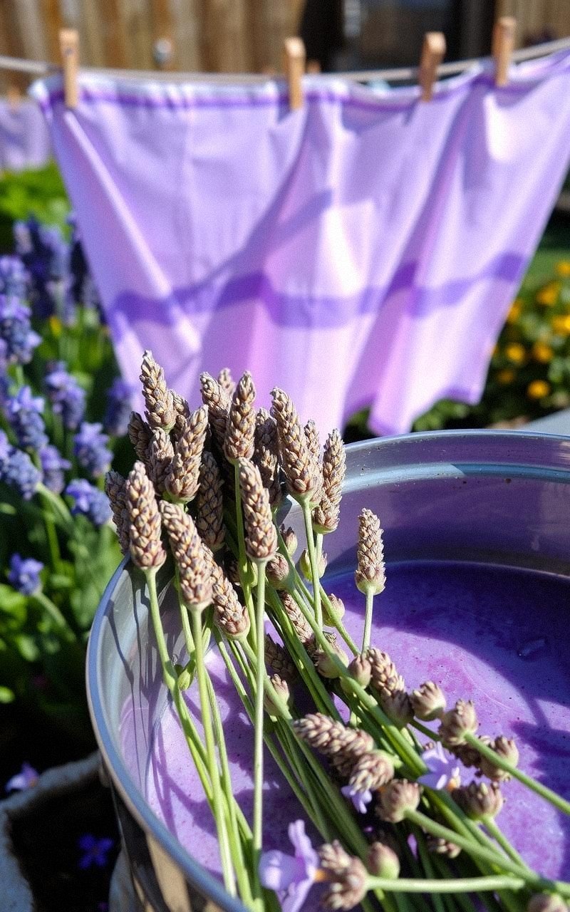 Gentle Lavender Dye From Fresh Lavender Buds