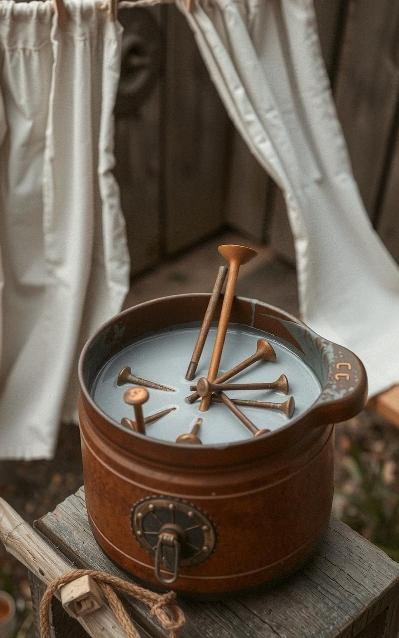 Soft Grey Tones Achieved With Walnut Hulls And Iron