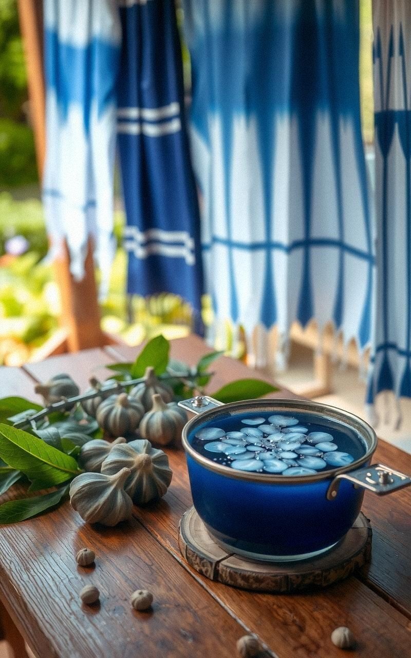 Vibrant Indigo Dyeing With Fermentation Process