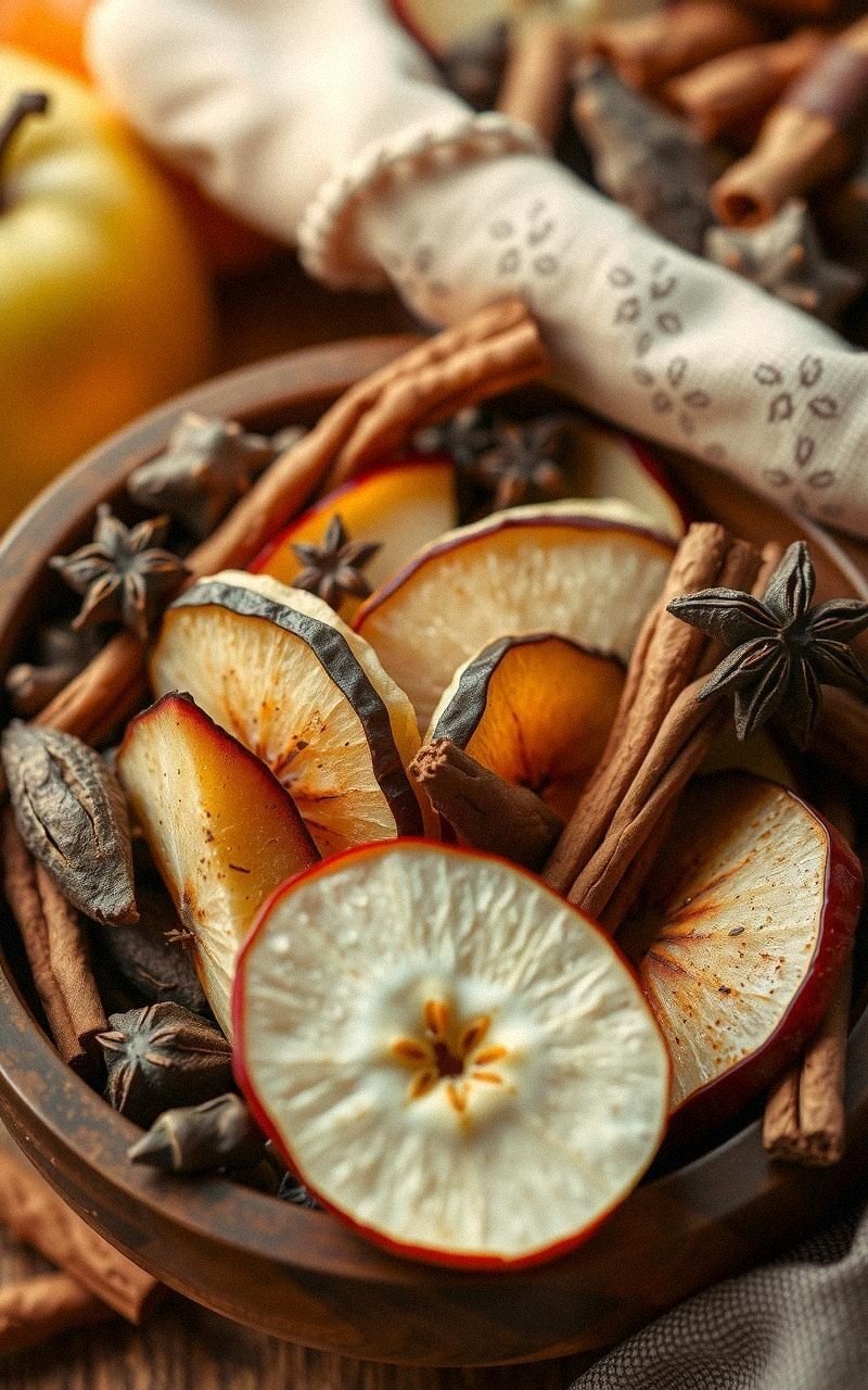 Sweet Cinnamon Apple and Clove Potpourri