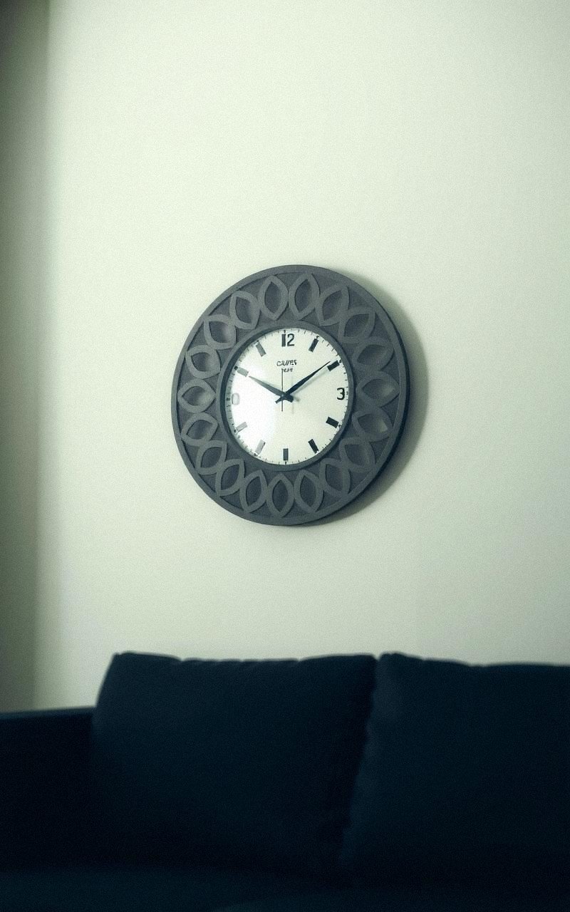 Craft Custom Wall Clocks with Circular Stencil Patterns