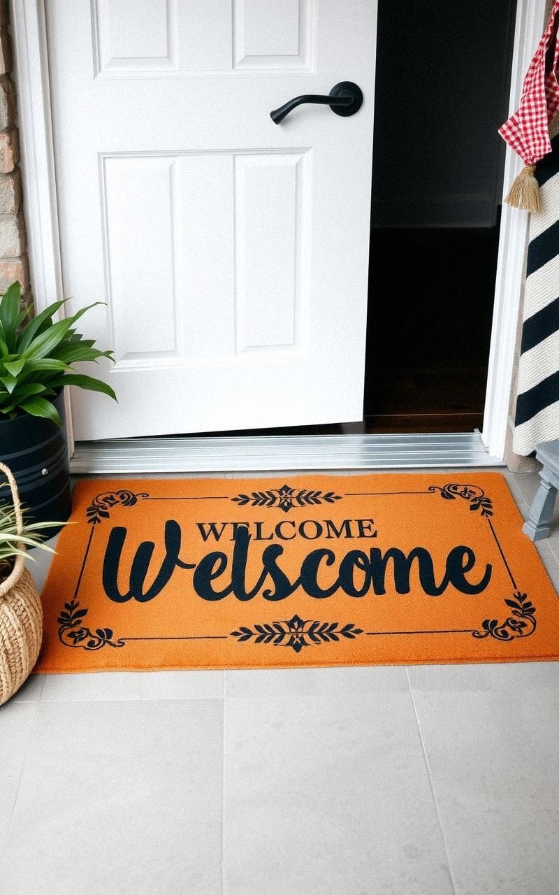 Make Personalized Welcome Mats Using Name Stencils