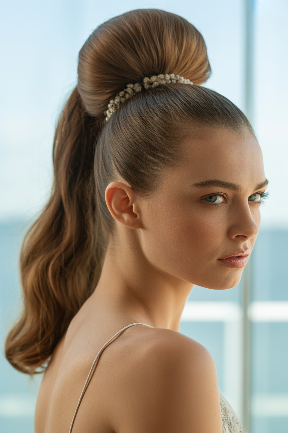 Chic High Ponytail With Volume Boost