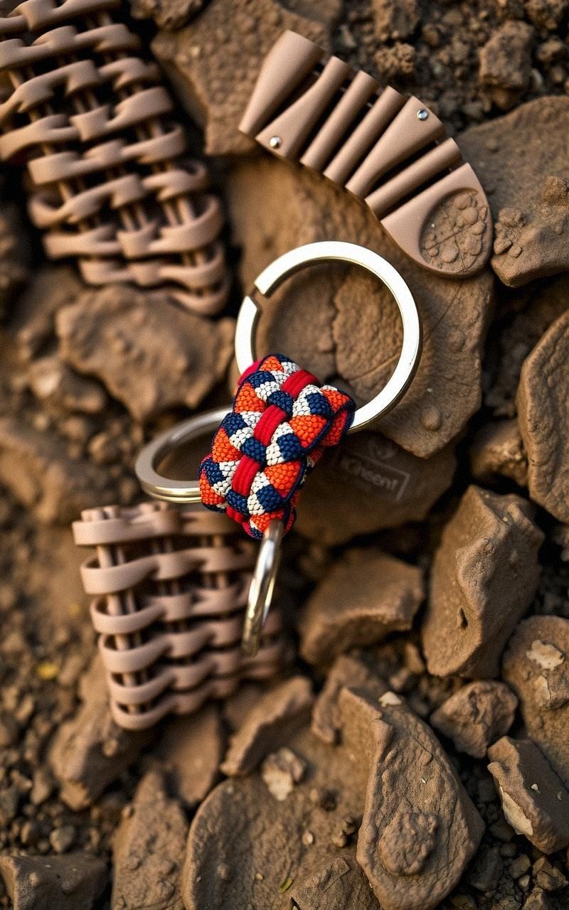 Paracord Survival Style Keychain