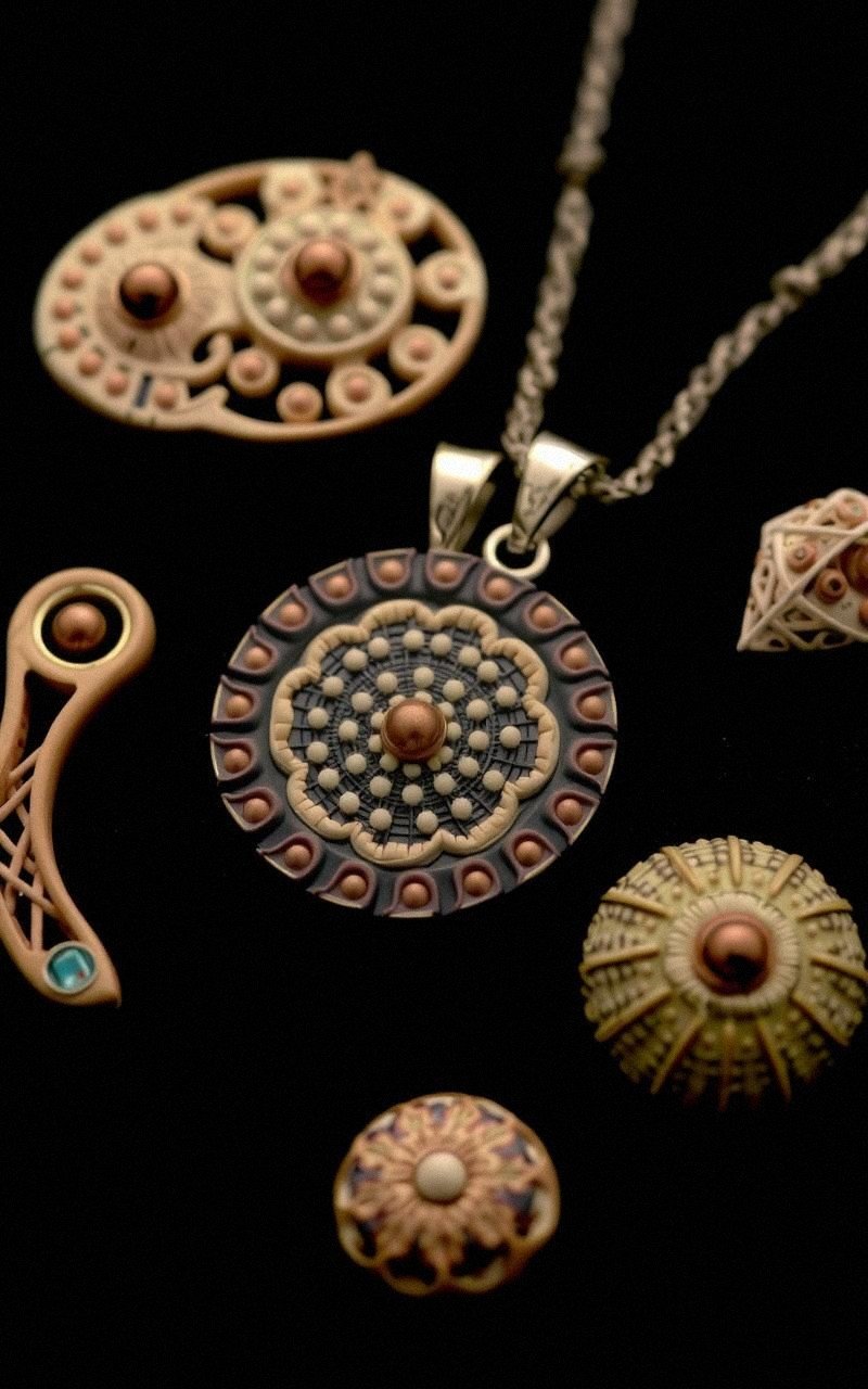 Create Intricate Polymer Clay Pendants