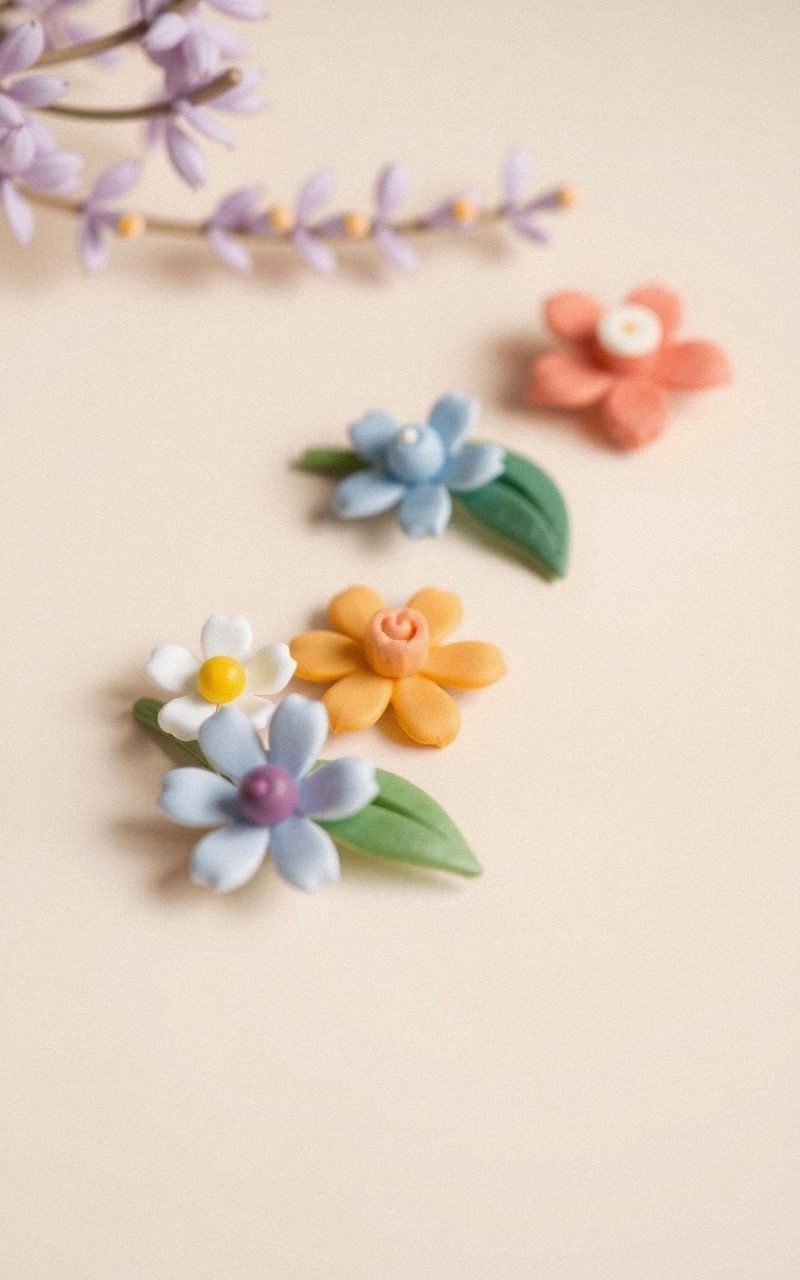 Fashion Unique Polymer Clay Hair Accessories