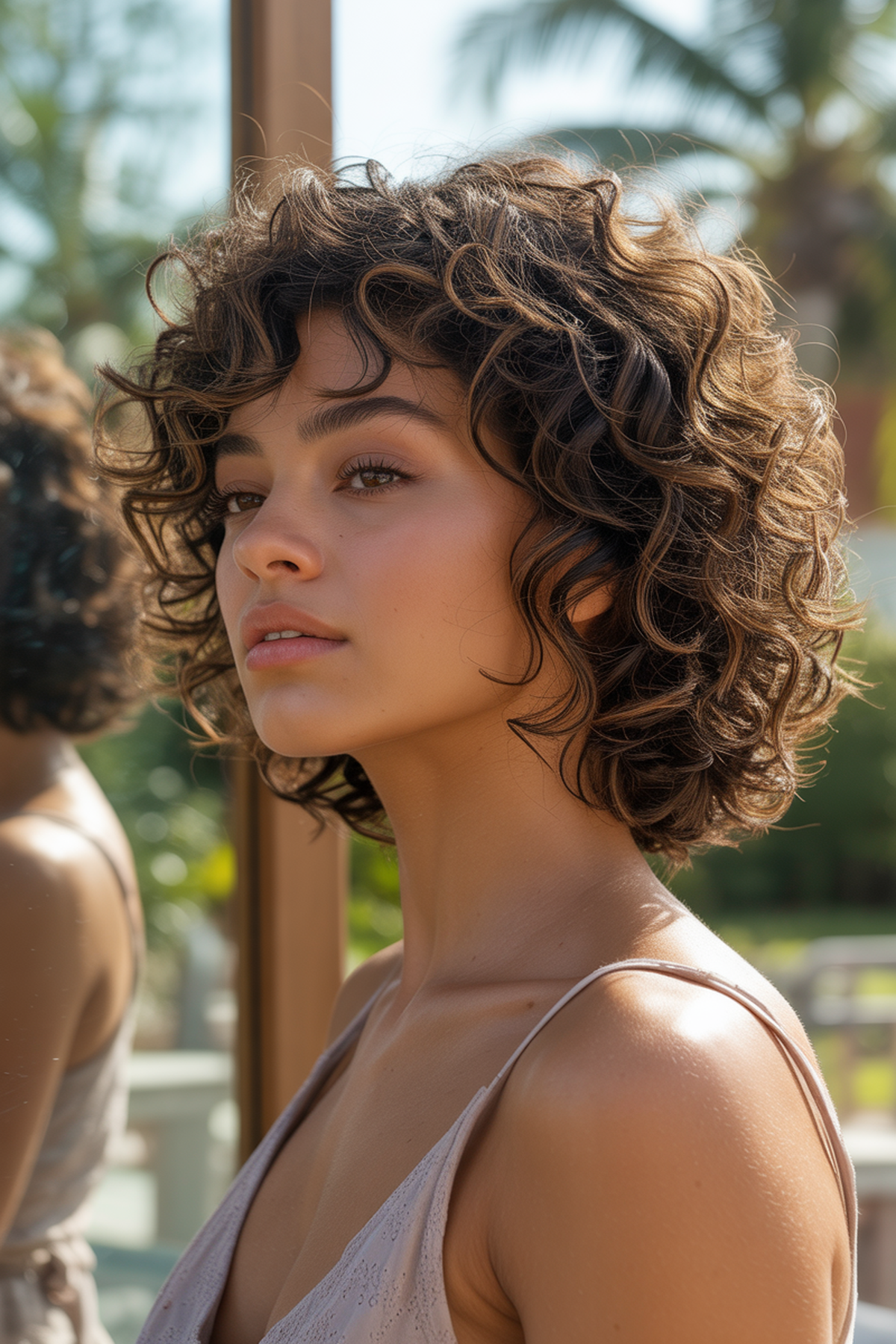 Curly Layers To Define Natural Texture