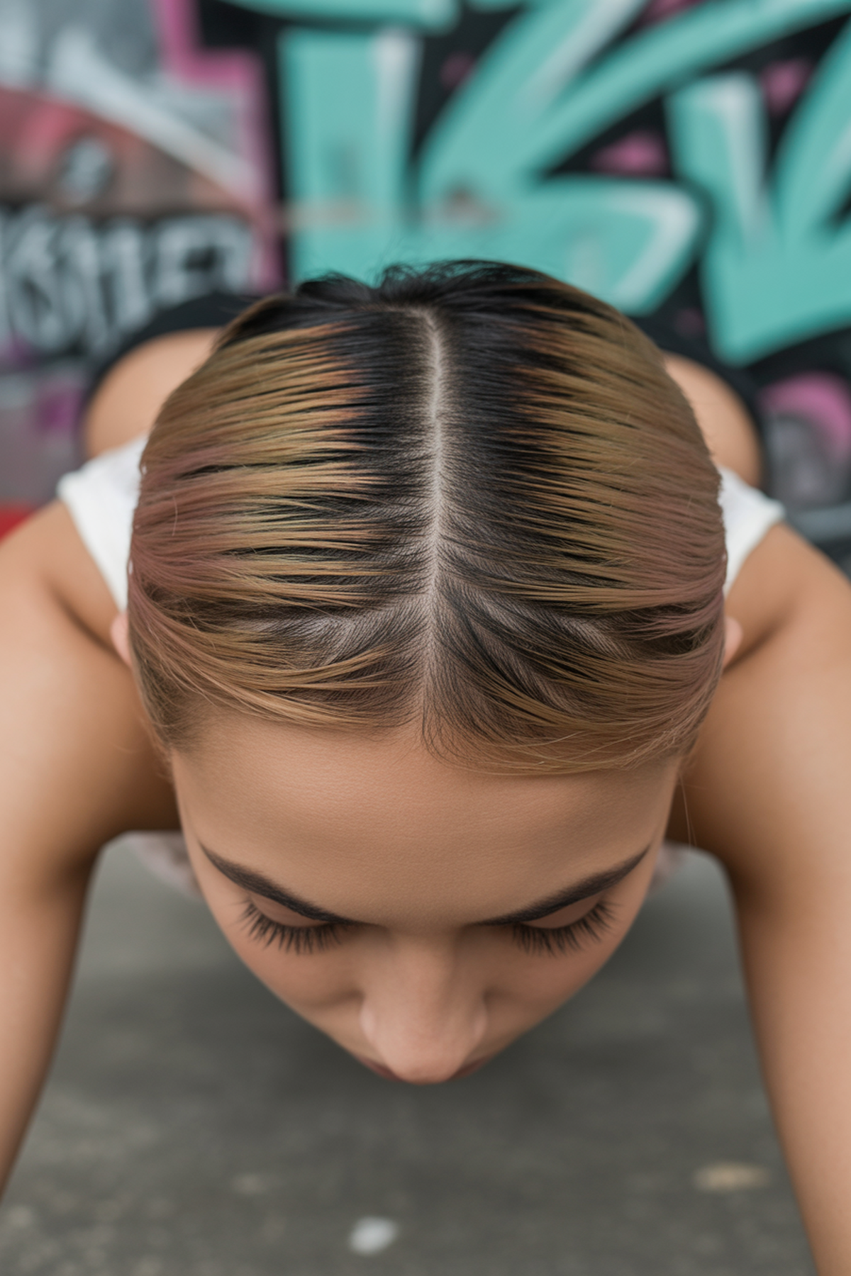 Curly Mohawk With Tapered Sides