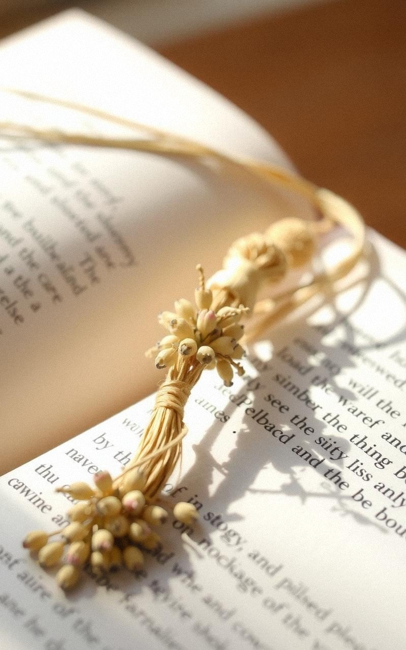 Build Unique Dried Flower Bookmark Tassels