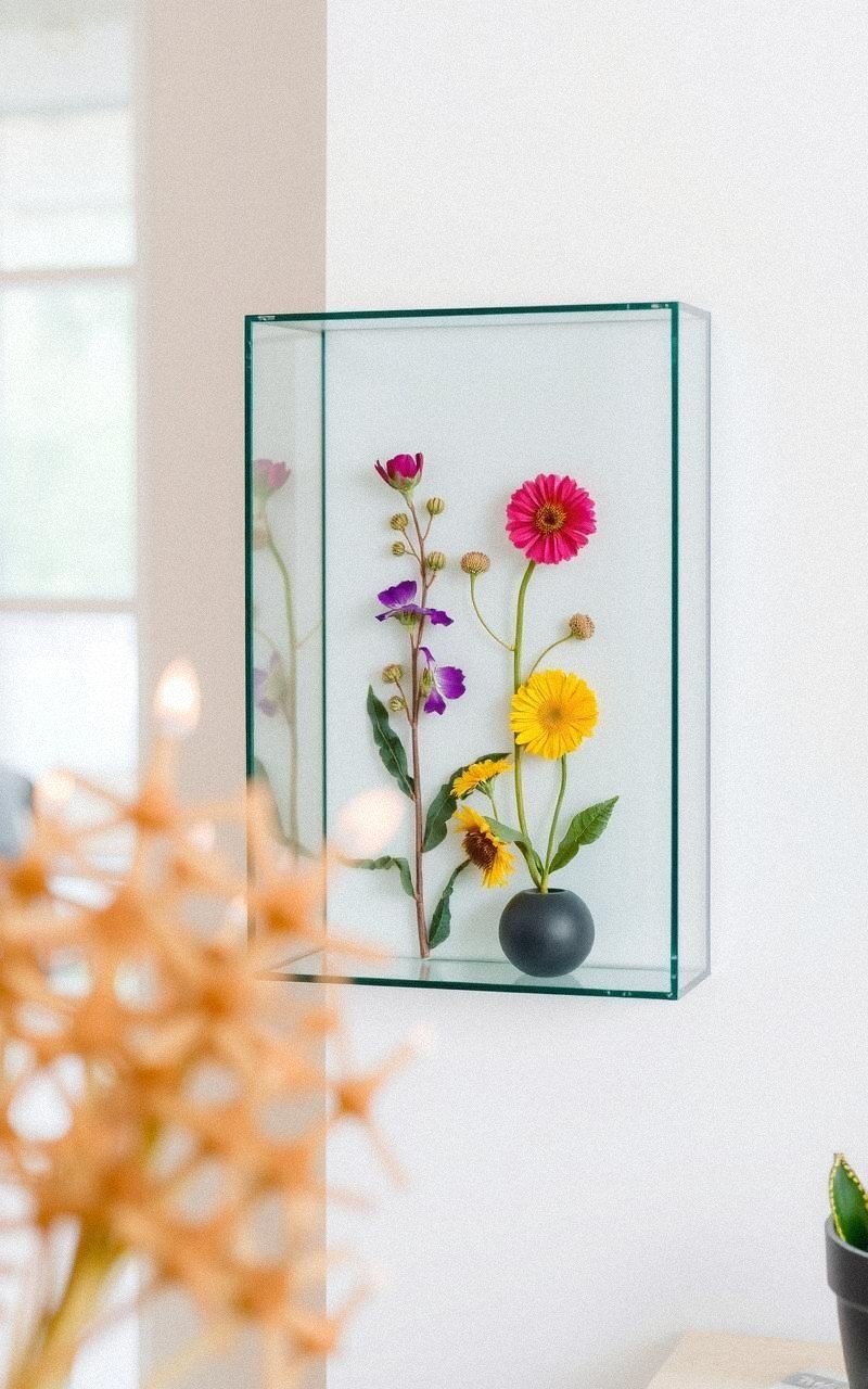 Create Framed Botanical Wall Art with Dried Blooms