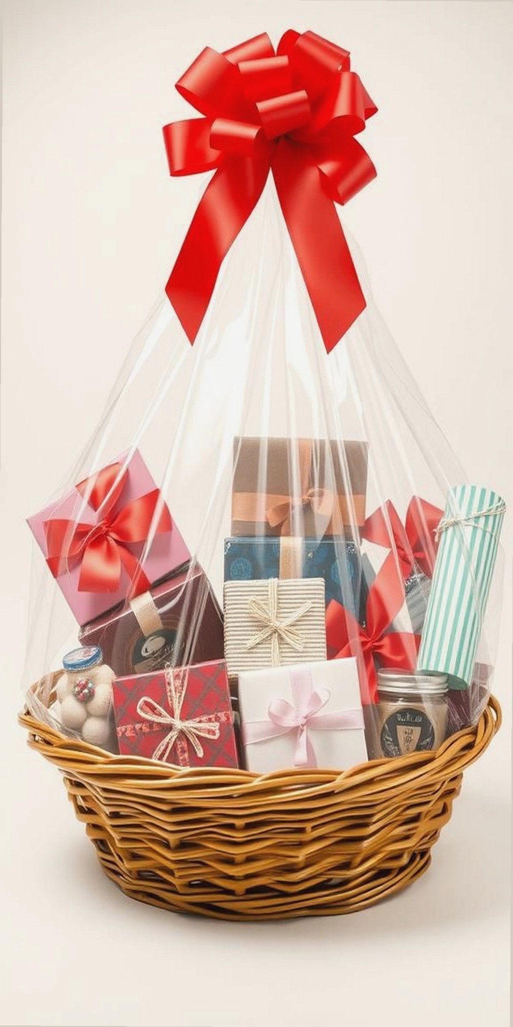 Create A Gift Basket With Coordinated Wrapping