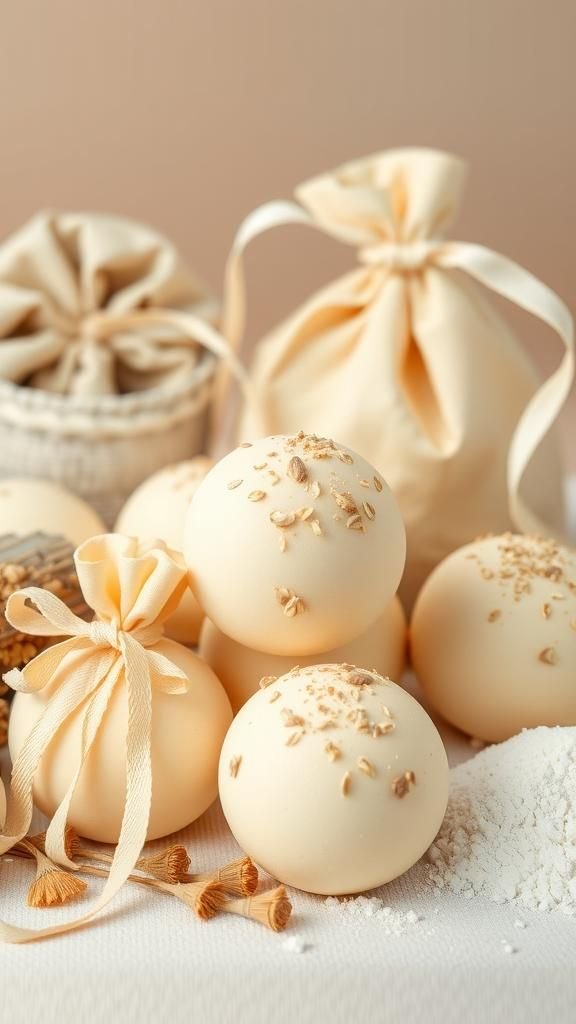 Oatmeal Chamomile Milky Comfort Bombs