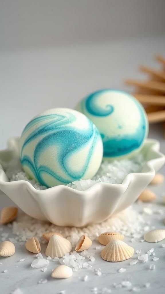 Ocean Breeze Sea Salt Bath Bomb Pebbles