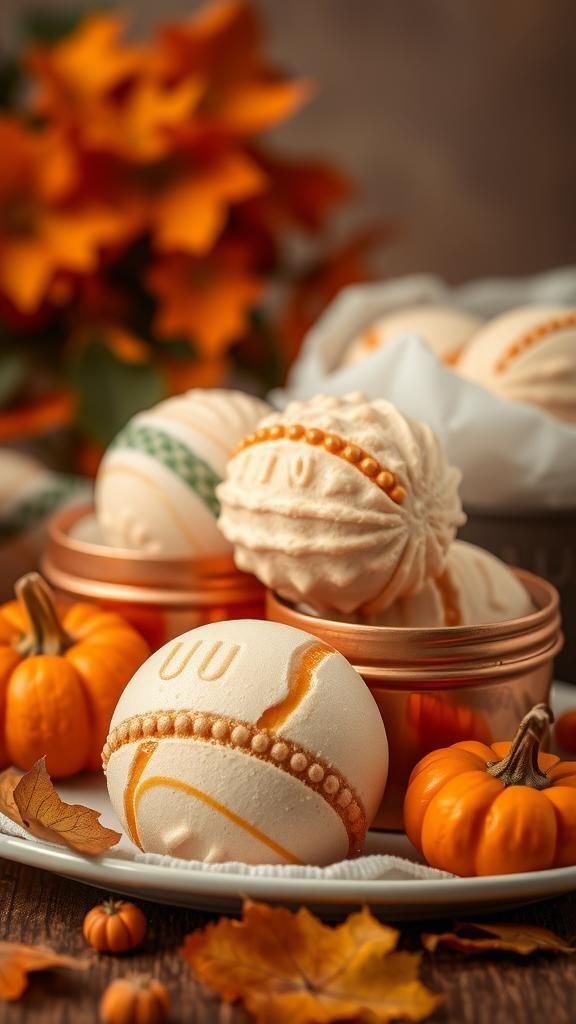 Pumpkin Spice Latte Fall Fizz Bombs