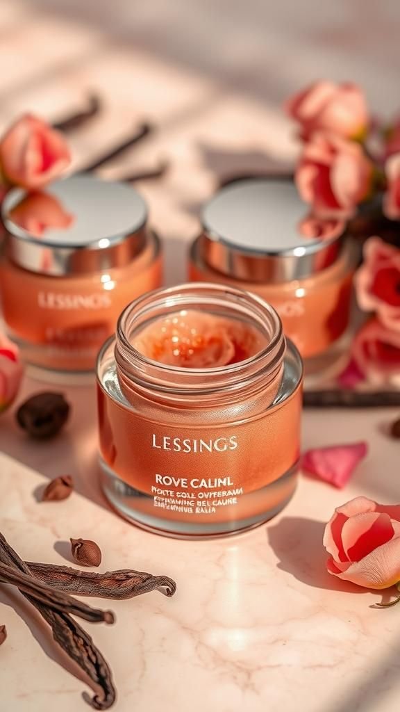 Vanilla Rose Gold Glow Mica Lip Balm