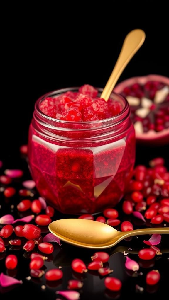 Pomegranate Hibiscus Ruby Red Sugar Polish