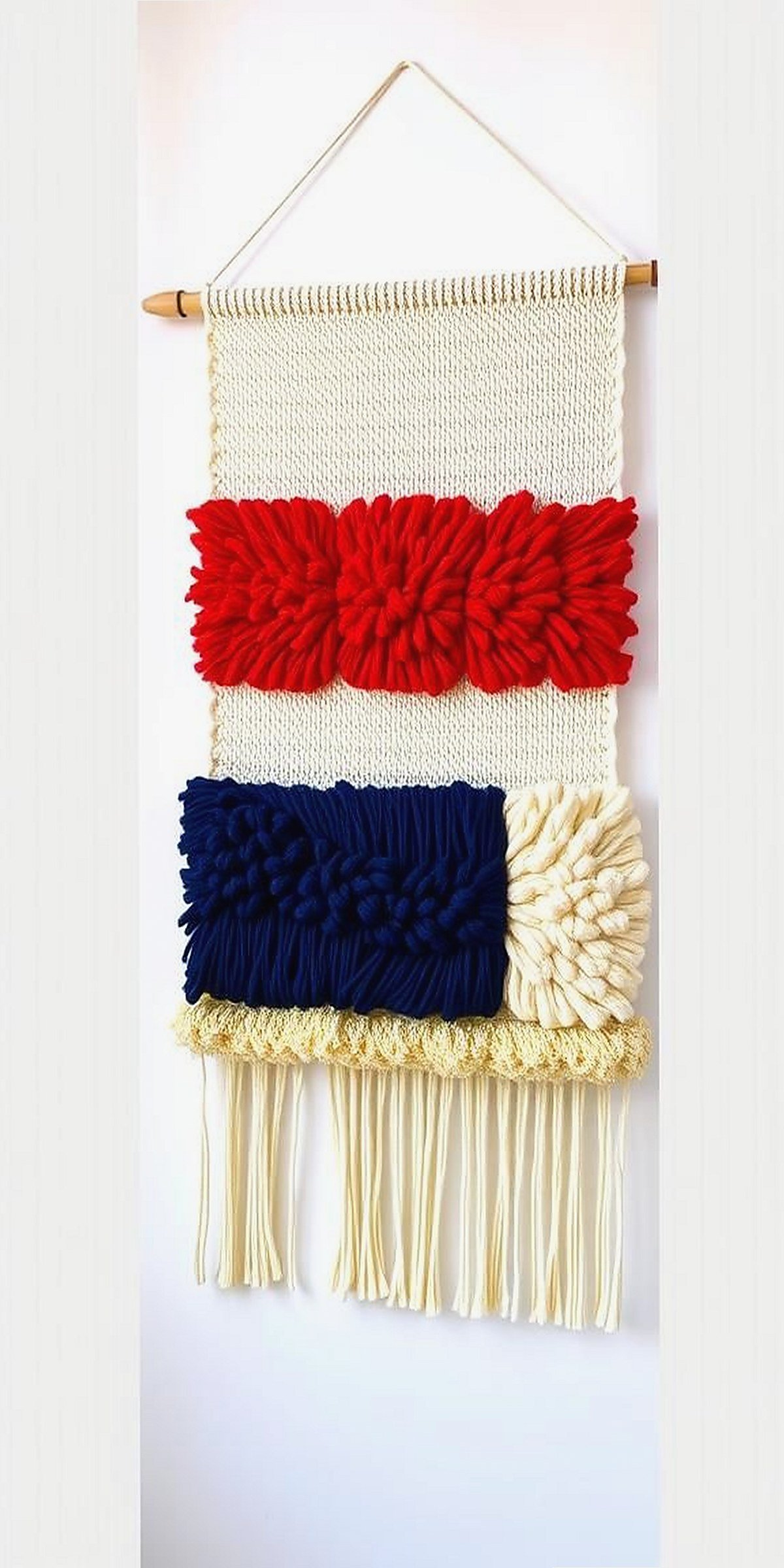 Bold Tri-Color Block Pattern For Visual Impact