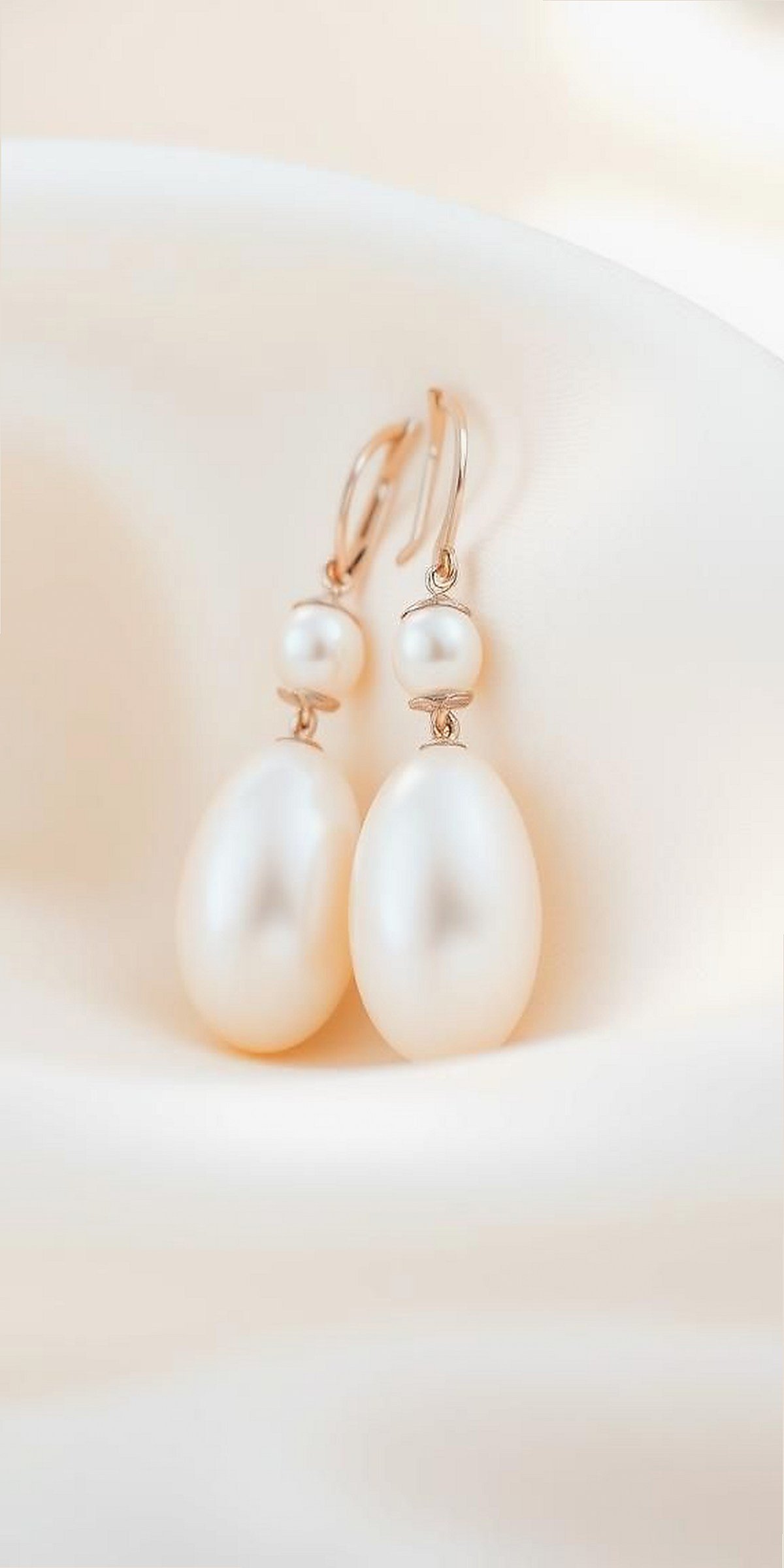 DIY Pearl Earrings With Freshwater Pearls