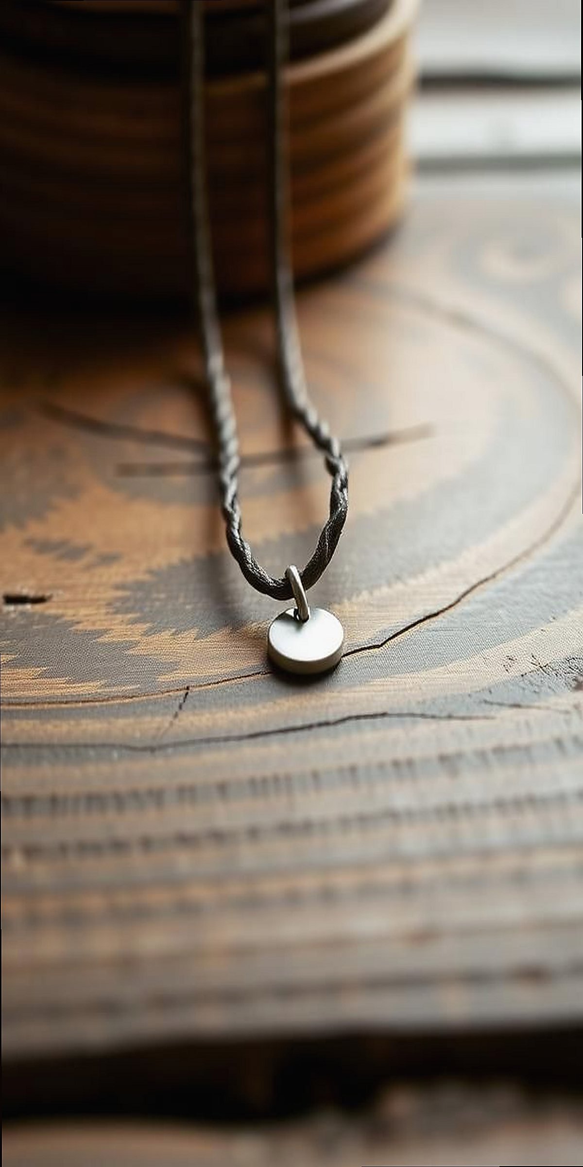 Minimalist Leather Cord Necklaces With Simple Charms