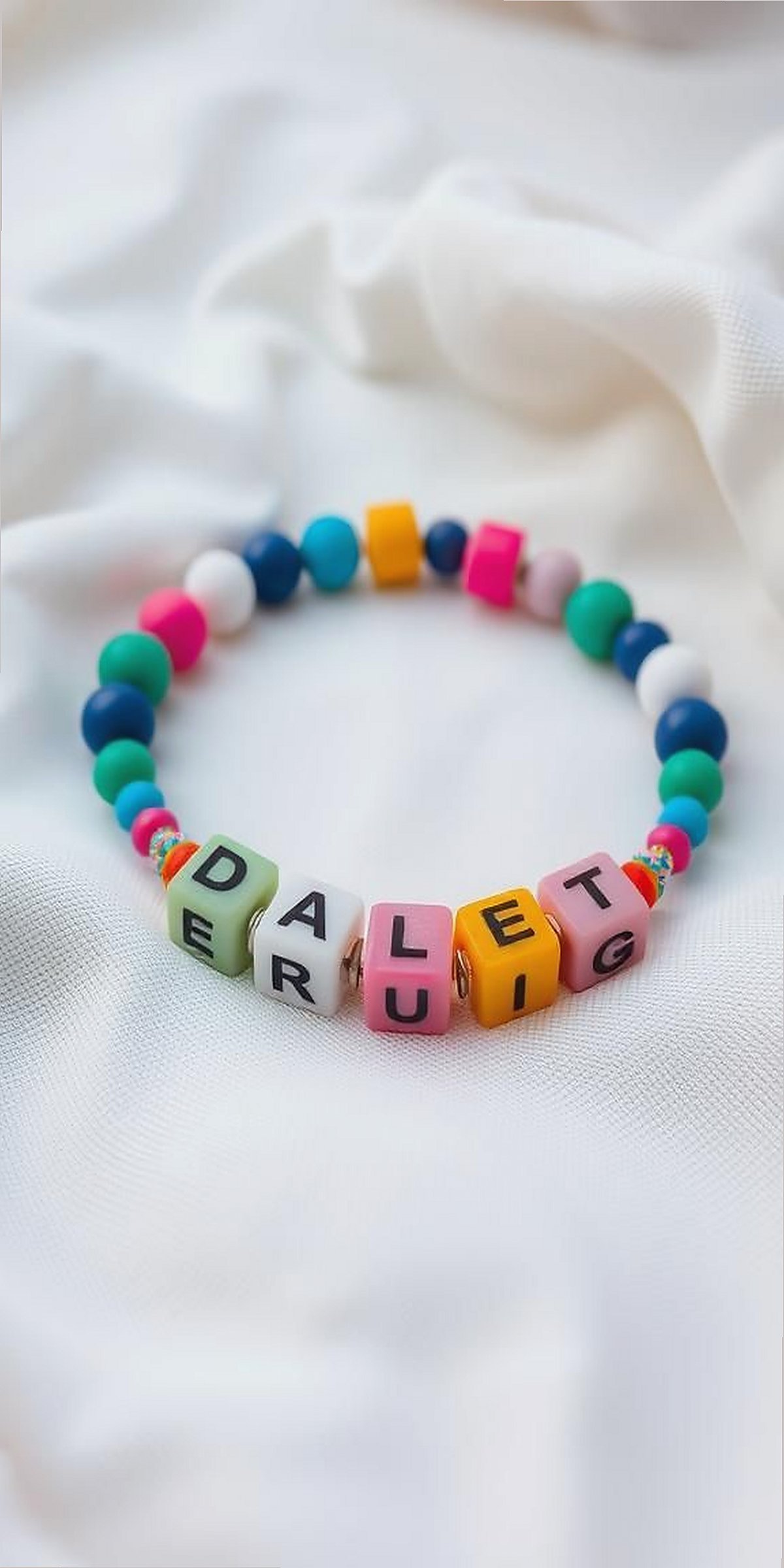 Personalized Name Bracelets Using Letter Beads