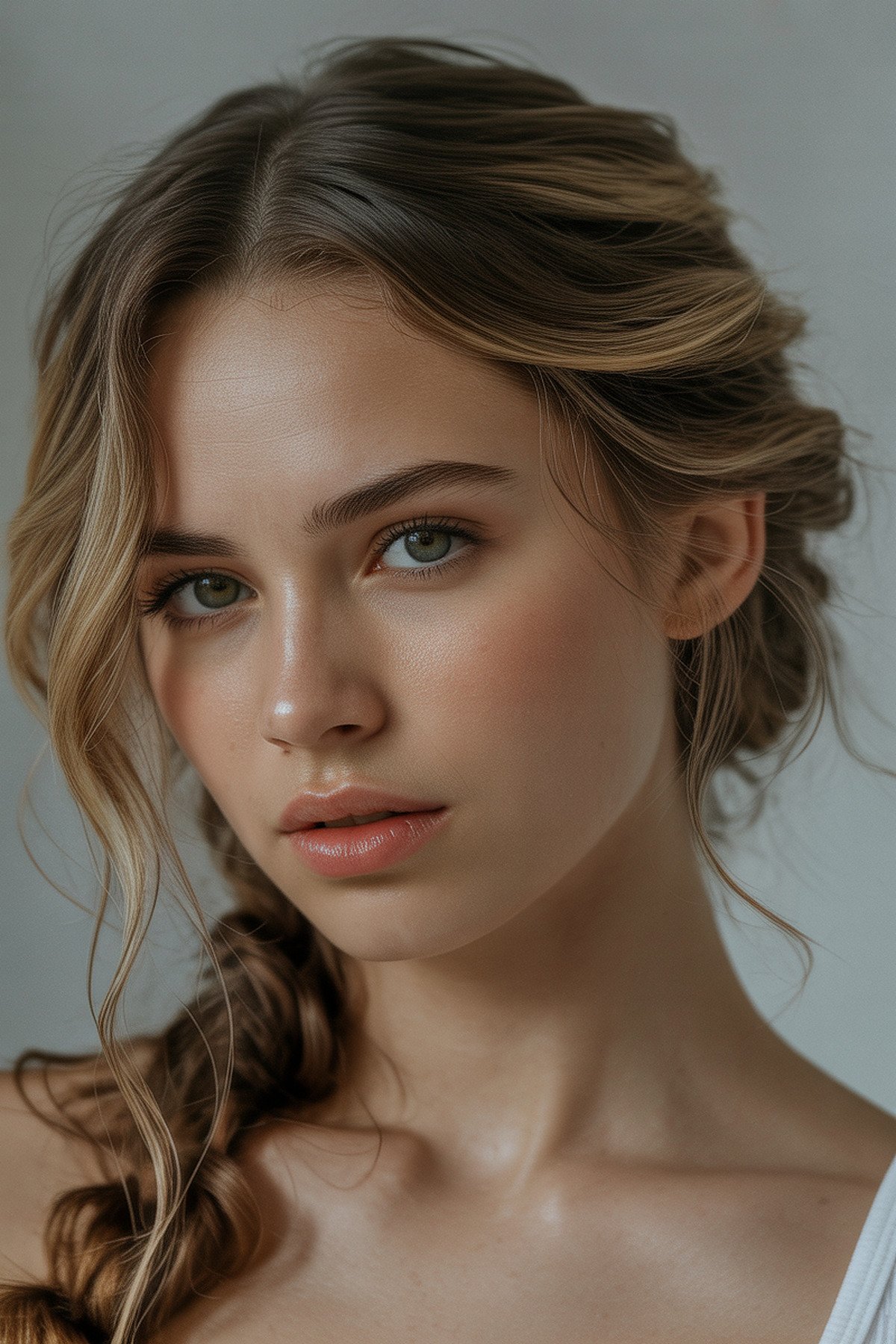 Waterfall Braid Merging into Fishtail Braid