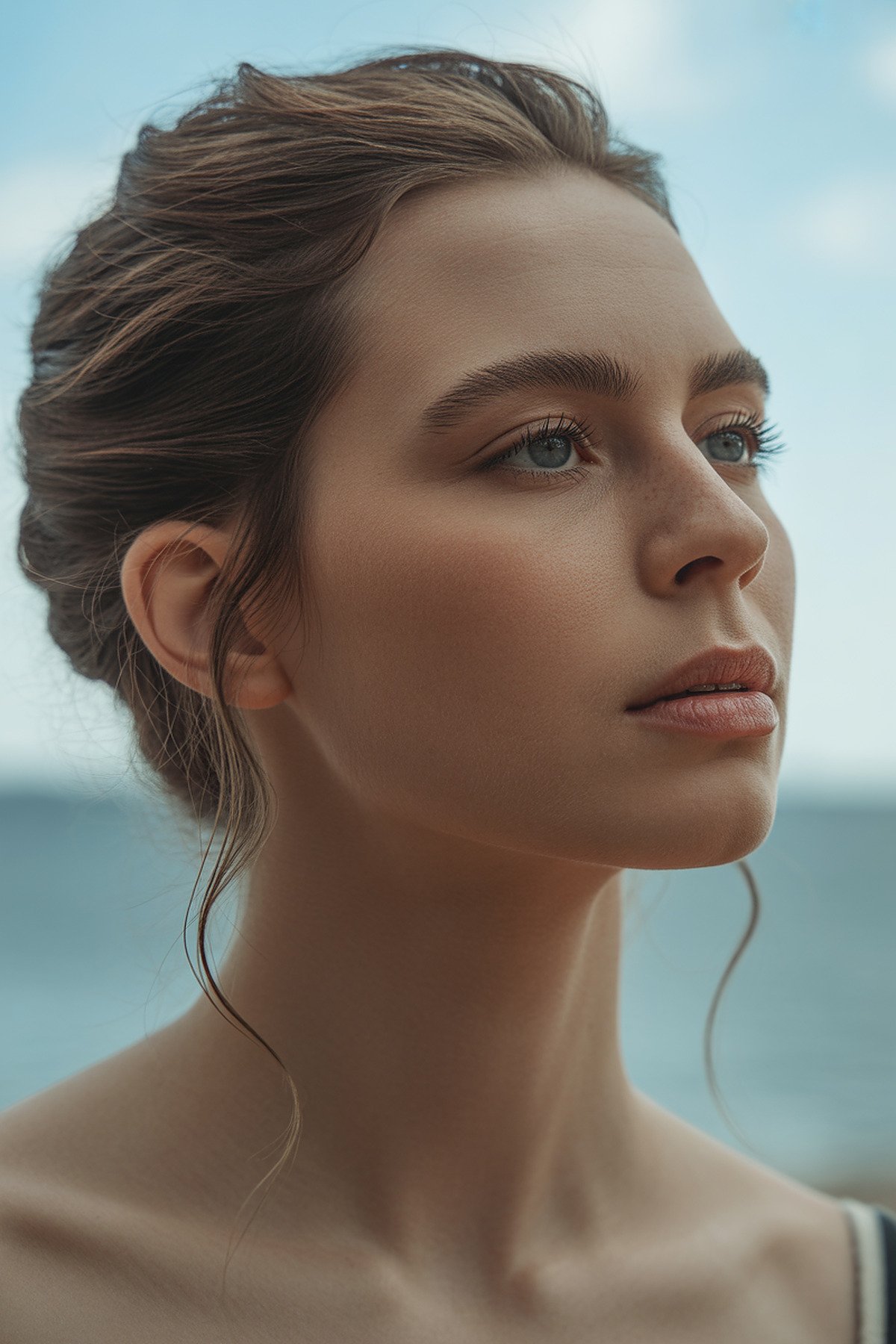 Waterfall Braid with Soft Baby Hair Accents