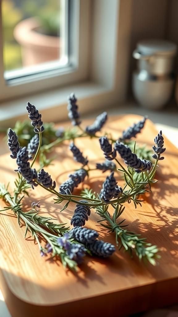 Lavender And Herbs Aromatic Garden Crown