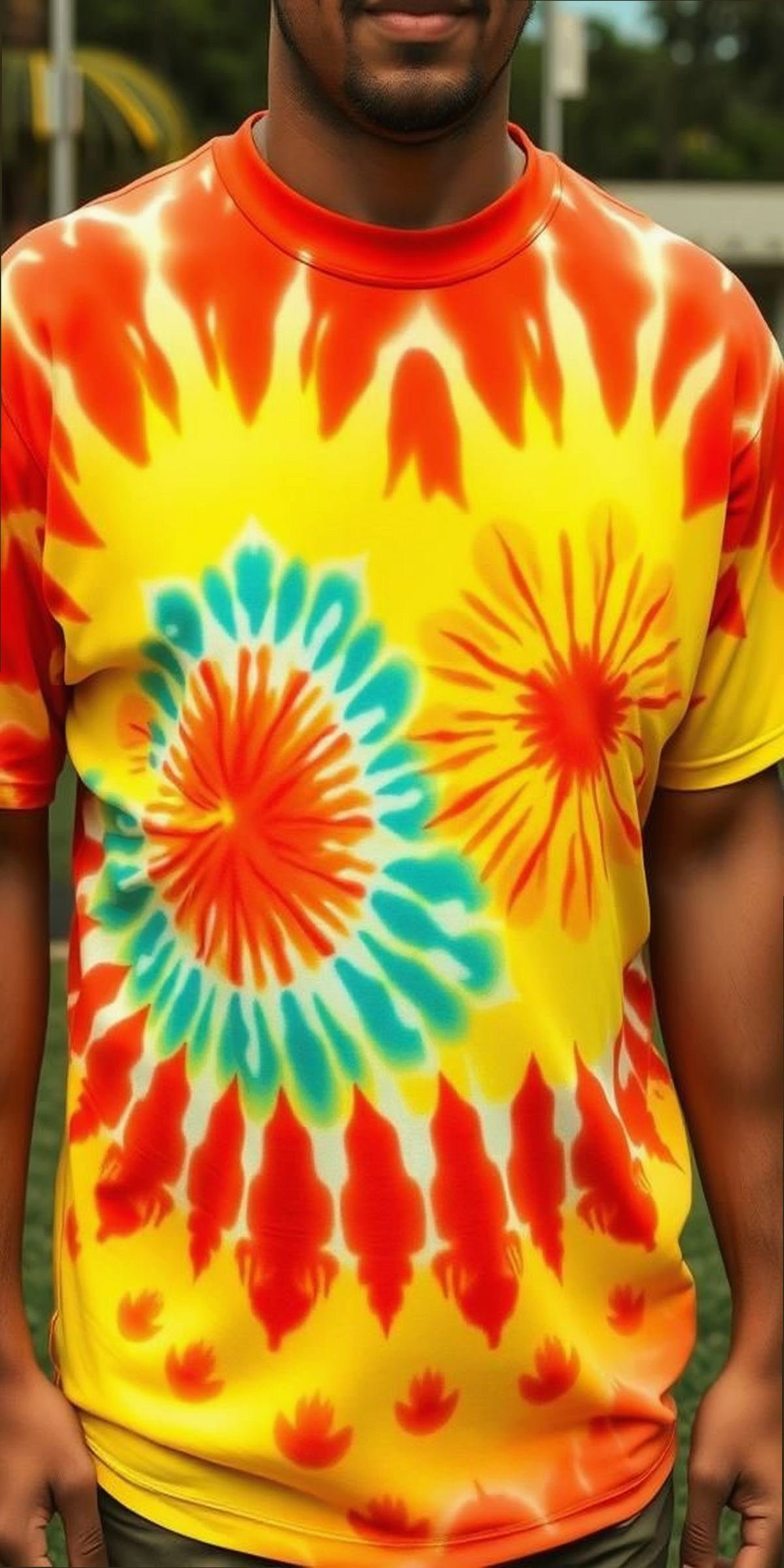 Sunburst Tie-Dye Technique for Radiant Shirts