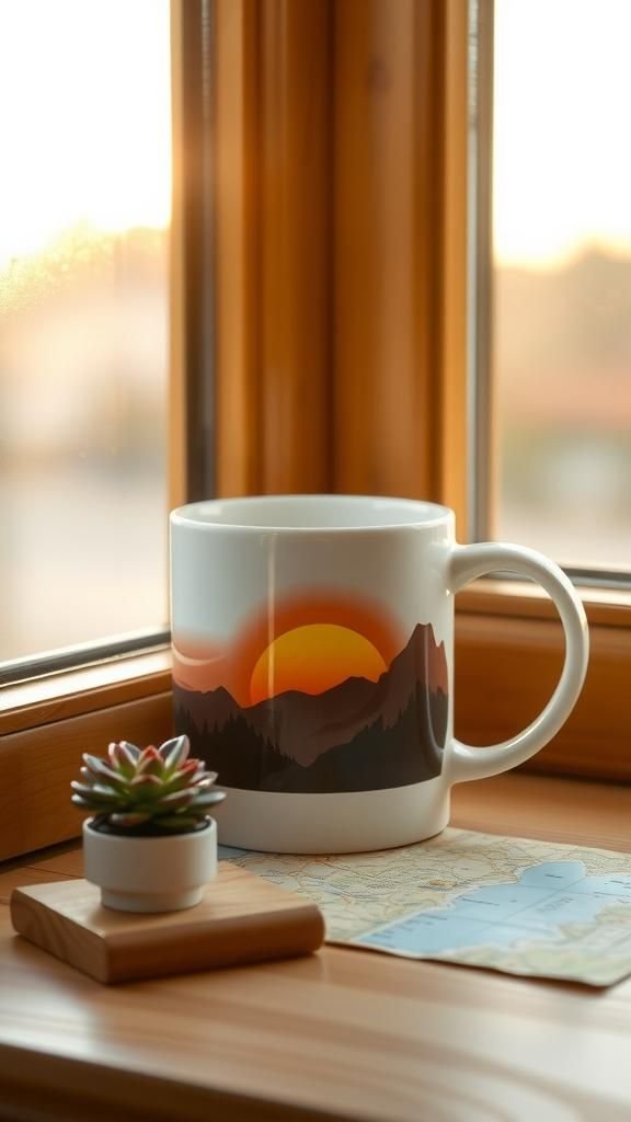 Mountain Sunrise Landscape Panorama