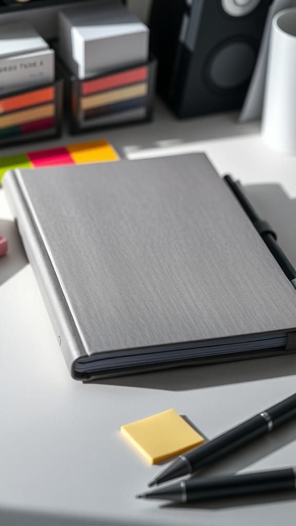 Dot And Grid Combo Productivity Notebook