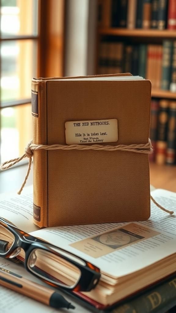 Upcycled Book Cover Turned Into Fresh Notebook