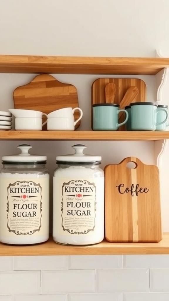 Recipe Card Canisters For Charming Kitchens