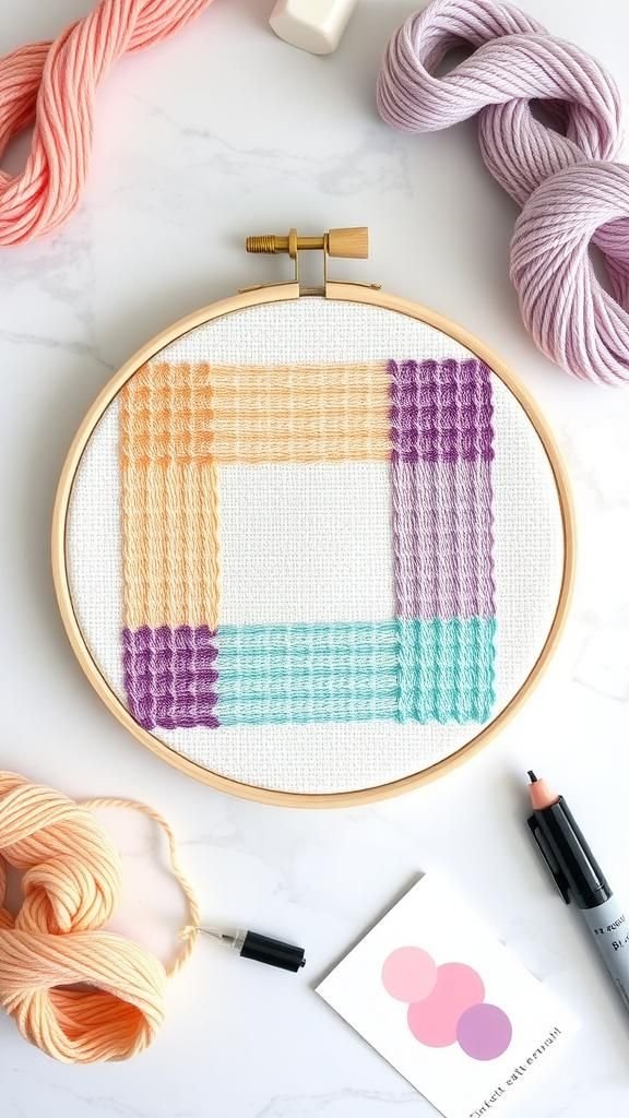 Abstract Gradient Blocks In Soft Pastels