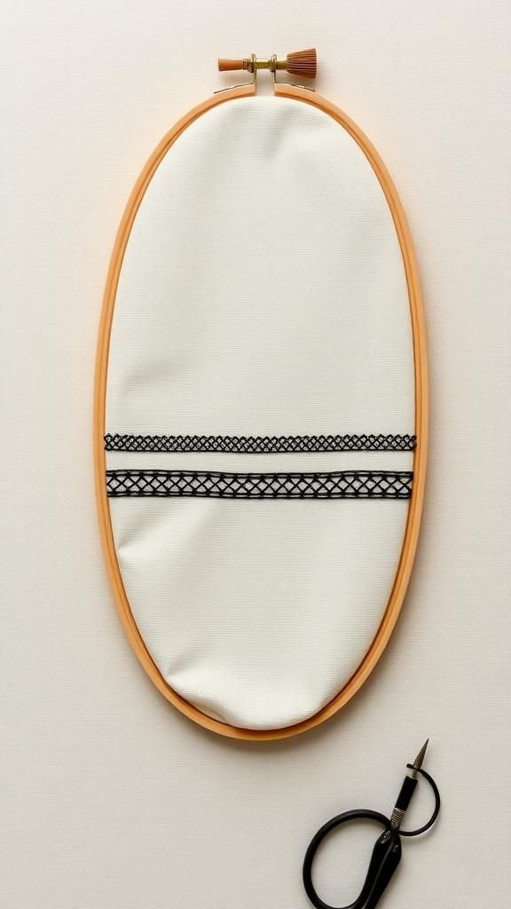 Linear Blackwork Bands With Modern Rhythm