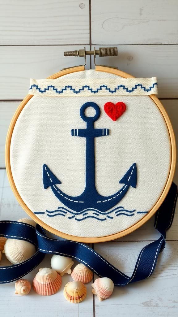 Minimal Nautical Anchor With Gentle Waves