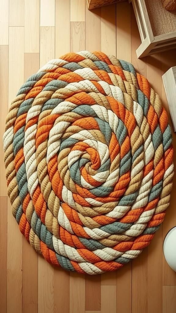 Braided Rag Rug That Warms An Entry Or Kitchen