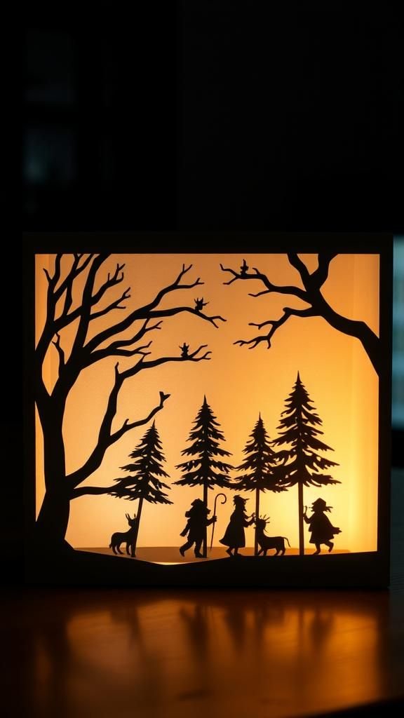 Pop-Up Shadow Theater Diorama For Story Nights