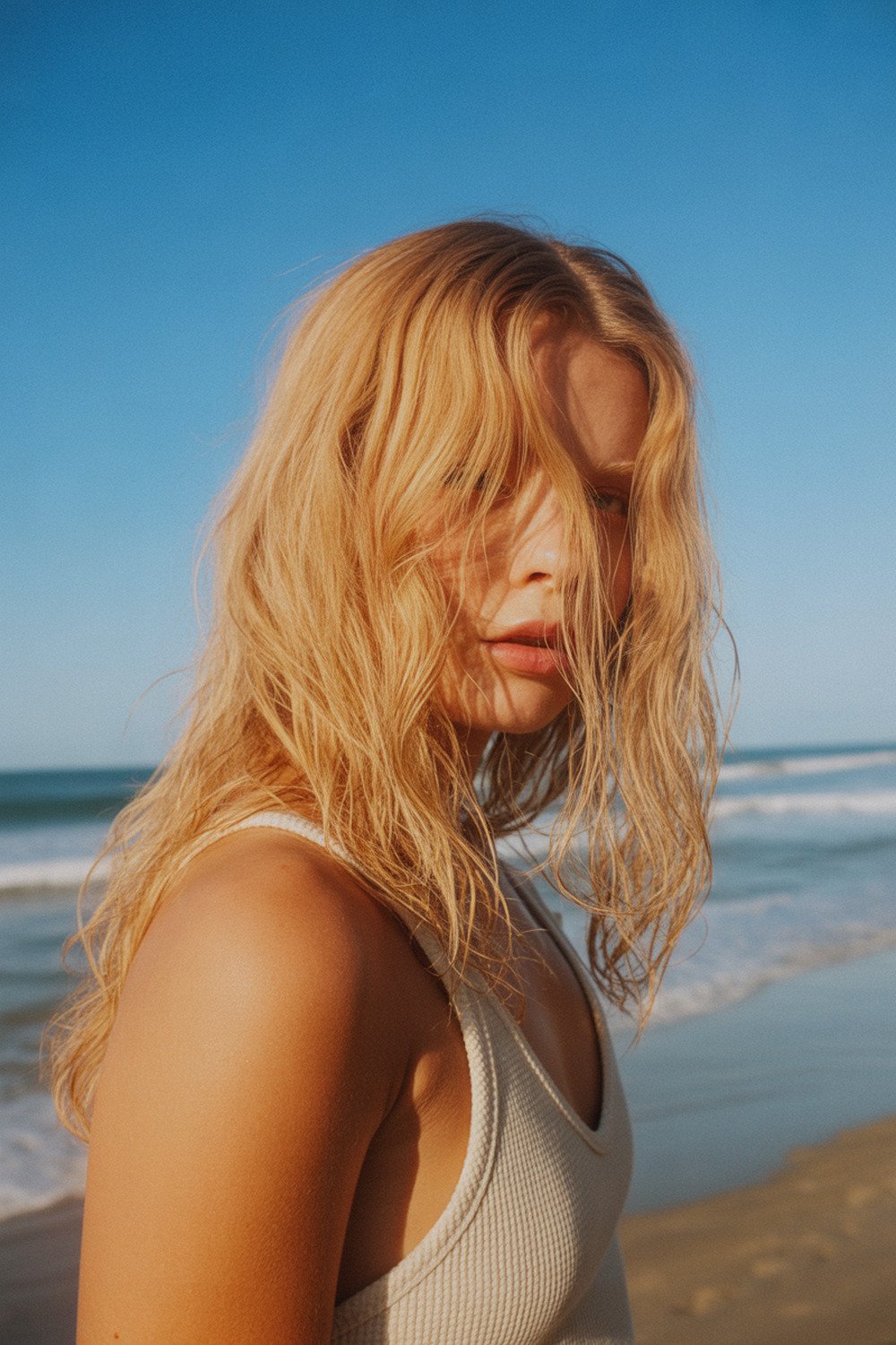 Loose Beachy Waves For A Relaxed Look