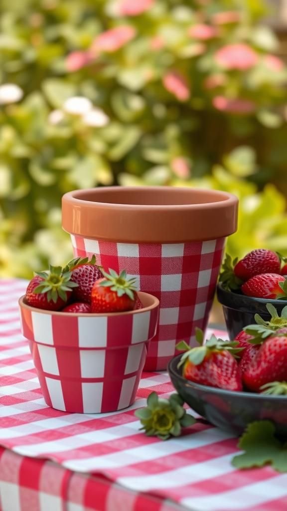 Cheerful Checkerboard Gingham In Picnic Hues